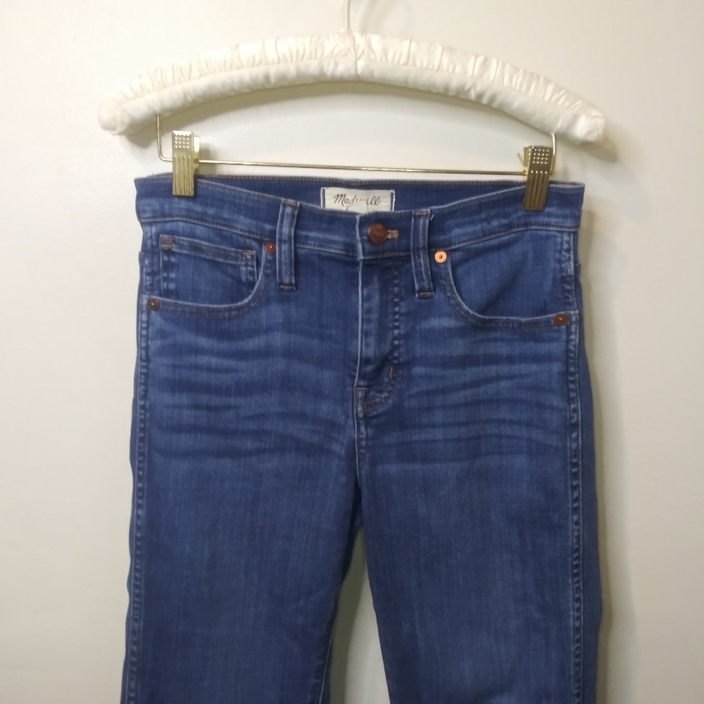 Madewell Mid-Rise Stovepipe Jeans Size 25 Tall - Picture 3 of 11